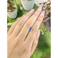 1.29 Ct. Blue Sapphire from Ceylon (Sri Lanka) Life Style