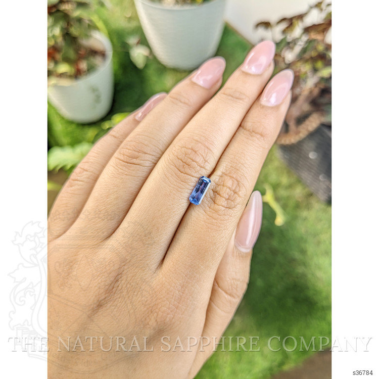 1.29 Ct. Blue Sapphire from Ceylon (Sri Lanka)