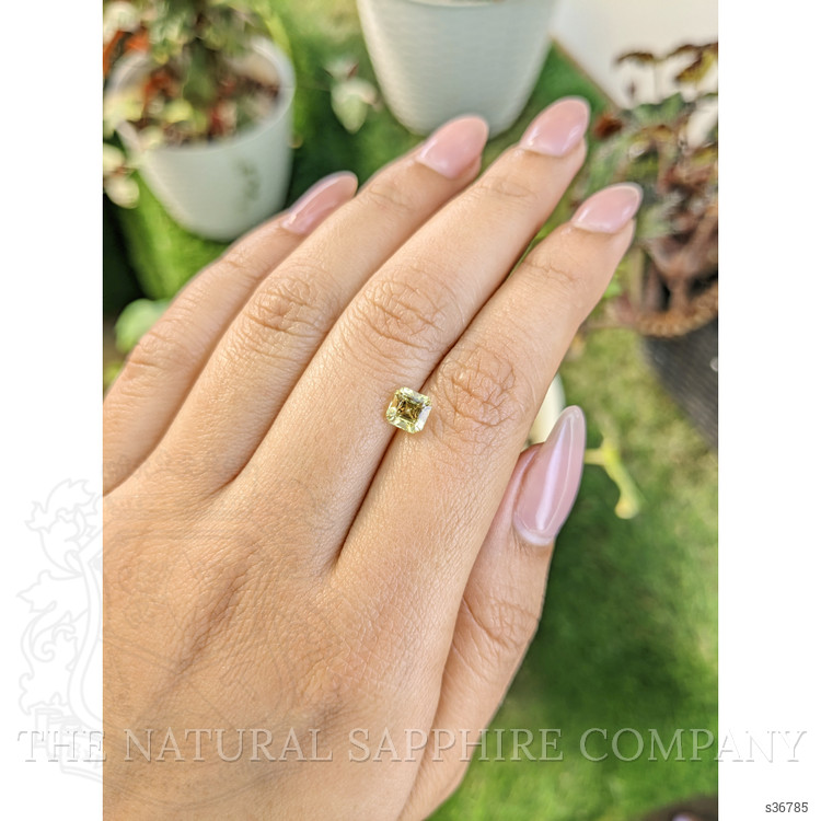 1.23 Ct. Yellow Sapphire from Ceylon (Sri Lanka)