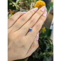 1.53 Ct. Blue Sapphire from Ceylon (Sri Lanka) Life Style