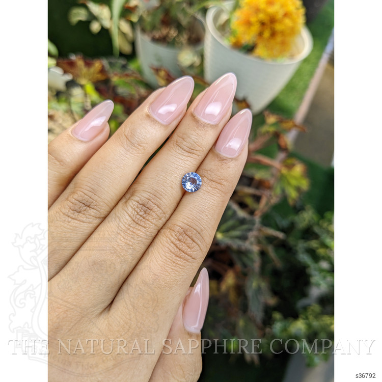 1.01 Ct. Blue Sapphire from Ceylon (Sri Lanka)