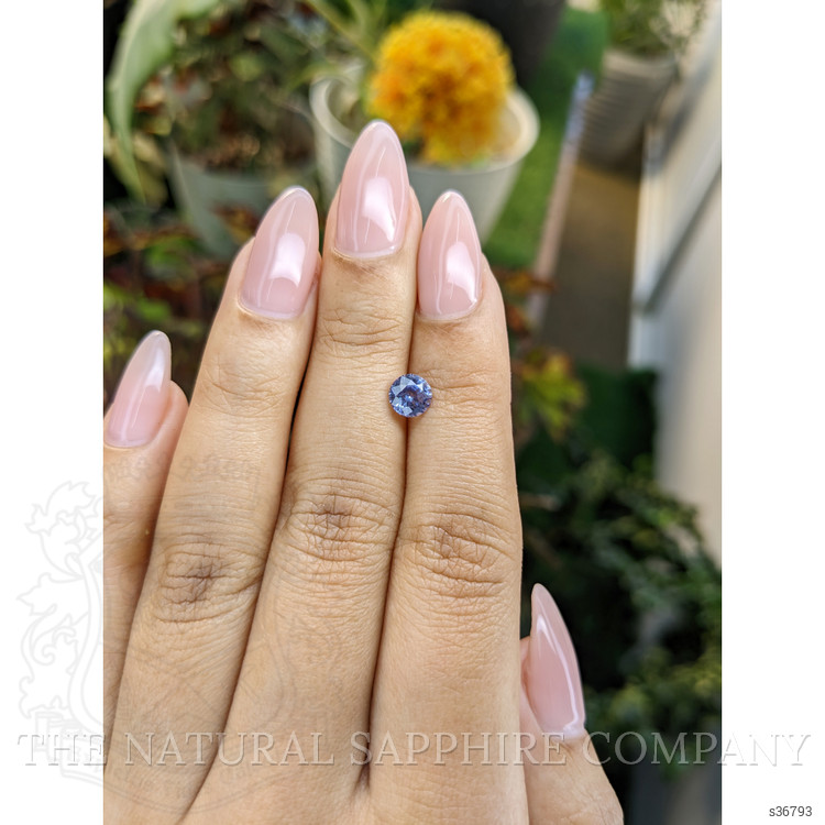 0.98 Ct. Blue Sapphire from Ceylon (Sri Lanka)