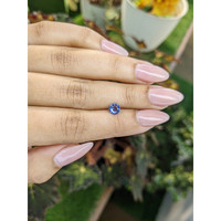 0.62 Ct. Blue Sapphire from Ceylon (Sri Lanka) Life Style