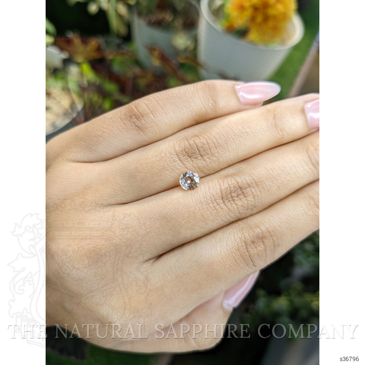 0.82 Ct. Peach Sapphire from Ceylon (Sri Lanka)