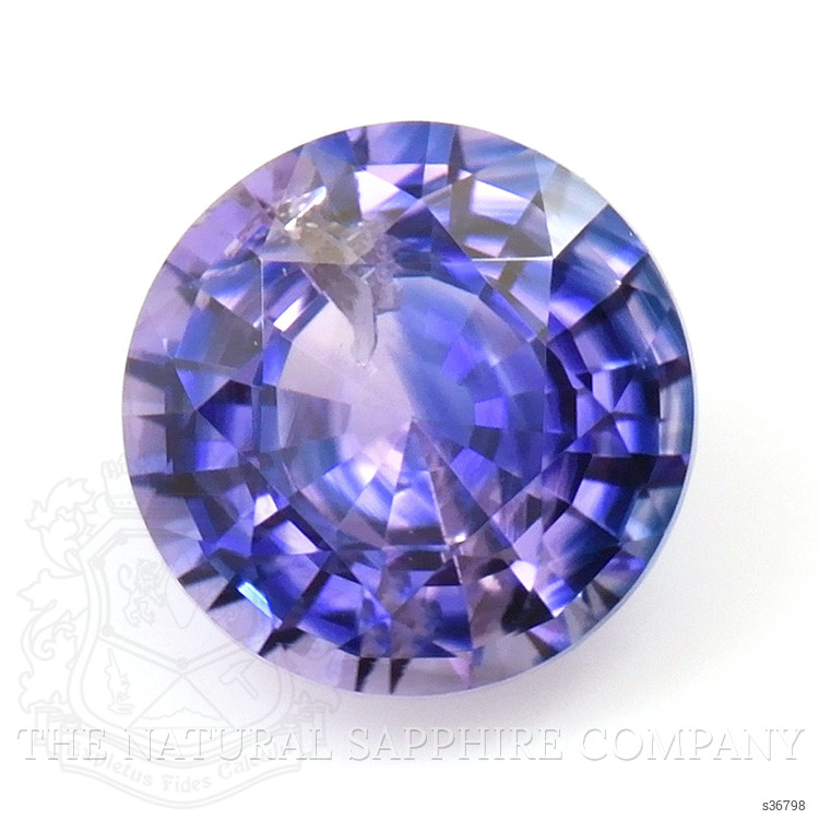 0.74 Ct. Bi Color Sapphire from Ceylon (Sri Lanka)