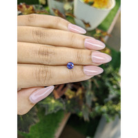 0.74 Ct. Bi Color Sapphire from Ceylon (Sri Lanka) Life Style