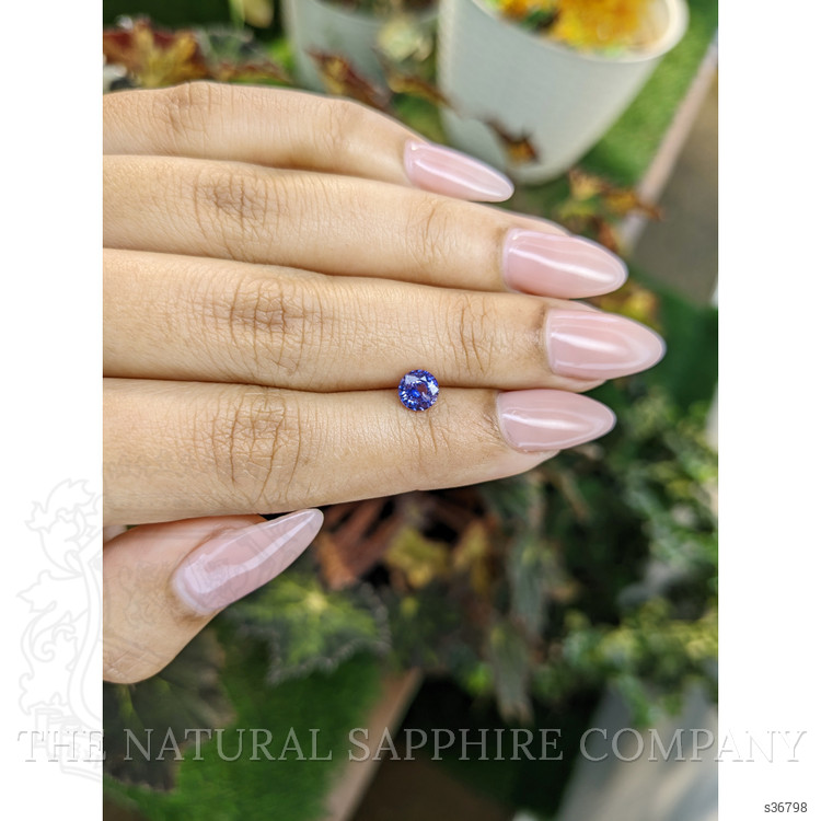 0.74 Ct. Bi Color Sapphire from Ceylon (Sri Lanka)