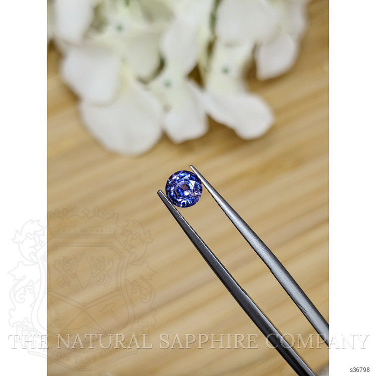 0.74 Ct. Bi Color Sapphire from Ceylon (Sri Lanka)