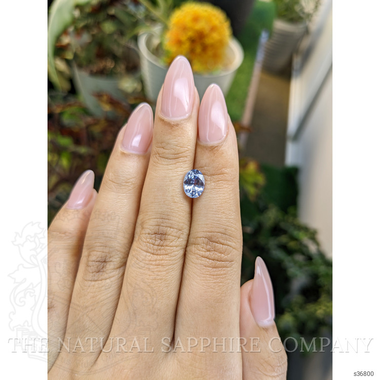 1.71 Ct. Blue Sapphire from Ceylon (Sri Lanka)