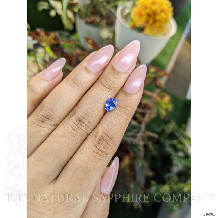 1.41 Ct. Blue Sapphire from Ceylon (Sri Lanka)