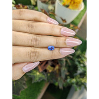 1.41 Ct. Blue Sapphire from Ceylon (Sri Lanka) Life Style
