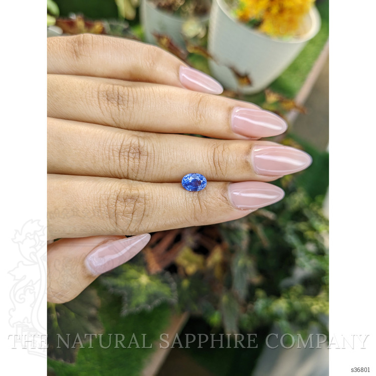 1.41 Ct. Blue Sapphire from Ceylon (Sri Lanka)