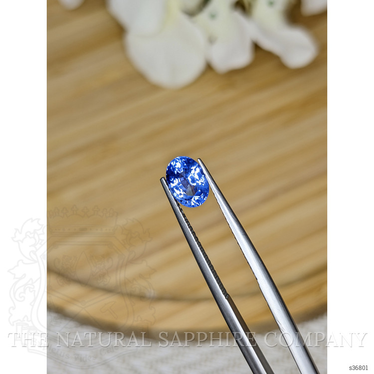 1.41 Ct. Blue Sapphire from Ceylon (Sri Lanka)