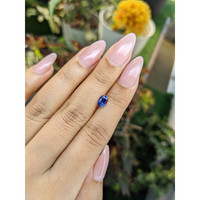0.99 Ct. Blue Sapphire from Ceylon (Sri Lanka) Life Style