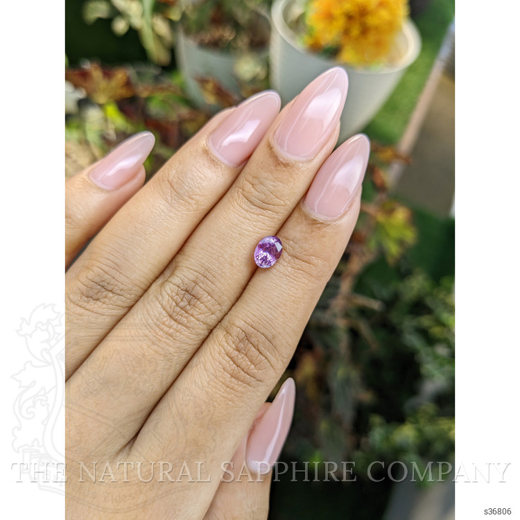 1.22 Ct. Pinkish Purple Sapphire from Ceylon (Sri Lanka)