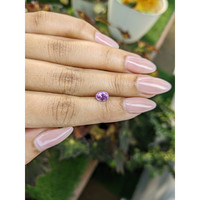 1.22 Ct. Pinkish Purple Sapphire from Ceylon (Sri Lanka) Life Style