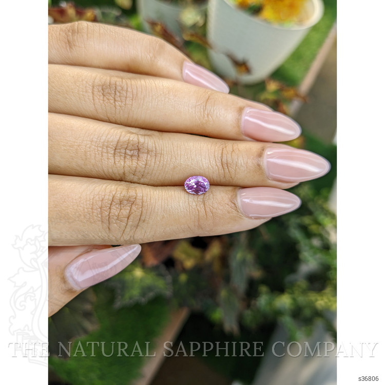 1.22 Ct. Pinkish Purple Sapphire from Ceylon (Sri Lanka)