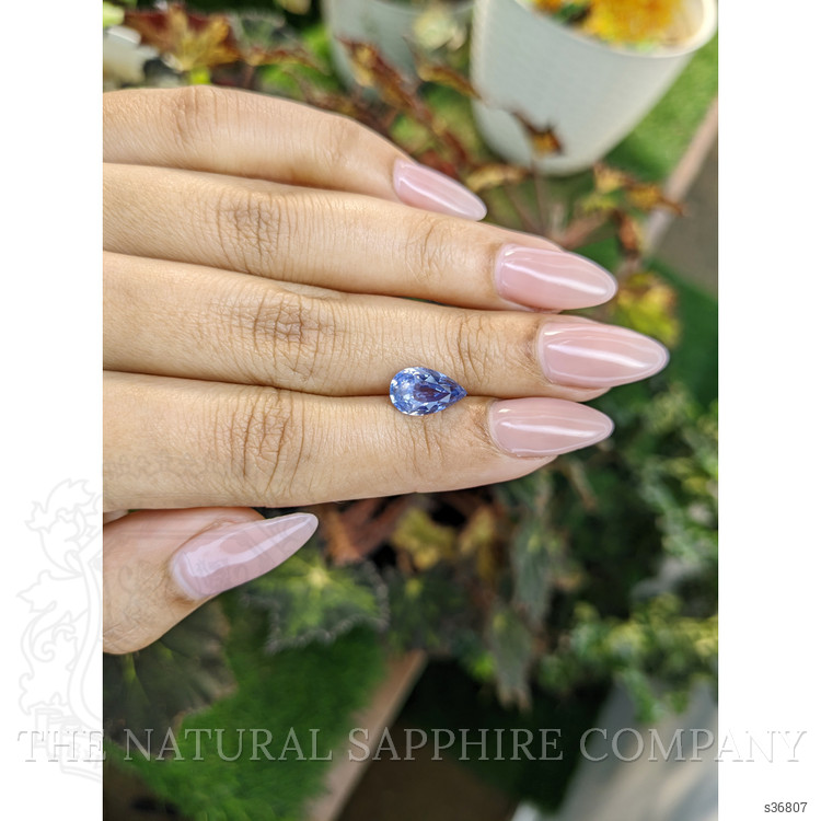 2.84 Ct. Blue Sapphire from Ceylon (Sri Lanka)