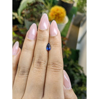 0.88 Ct. Blue Sapphire from Ceylon (Sri Lanka) Life Style