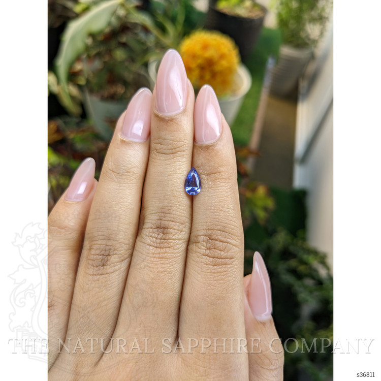 1.03 Ct. Blue Sapphire from Ceylon (Sri Lanka)