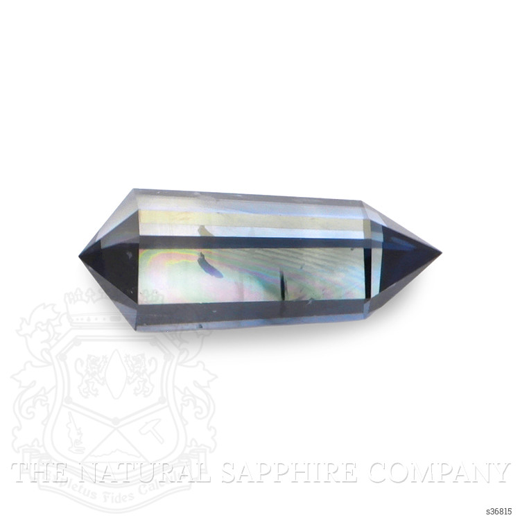3.78 Ct. Greyish Blue Sapphire Crystal from Ceylon (Sri Lanka)