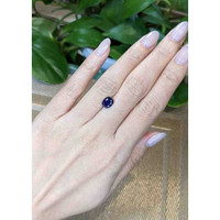 2.03 Ct. Blue Sapphire from Madagascar Life Style