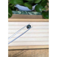 1.42 Ct. Greenish Blue Sapphire from Madagascar Life Style