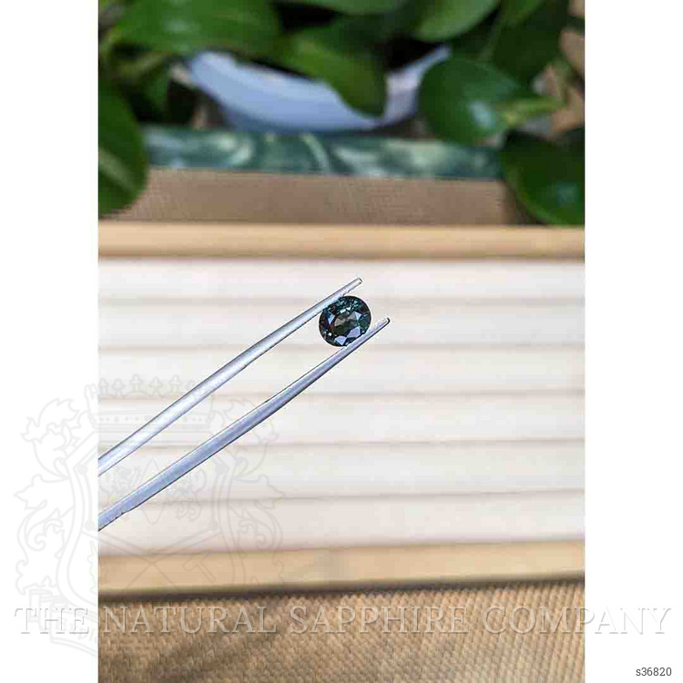 1.42 Ct. Greenish Blue Sapphire from Madagascar