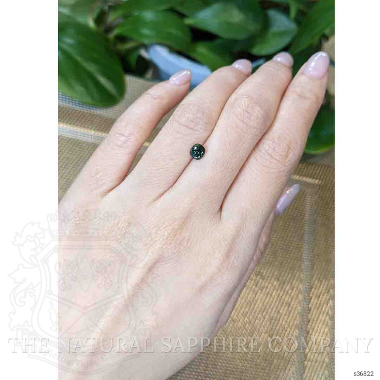 0.90 Ct. Bluish Green Sapphire from Madagascar