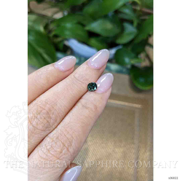 0.90 Ct. Bluish Green Sapphire from Madagascar