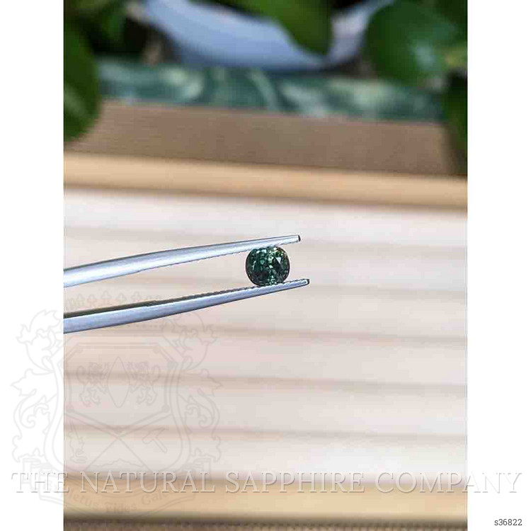 0.90 Ct. Bluish Green Sapphire from Madagascar