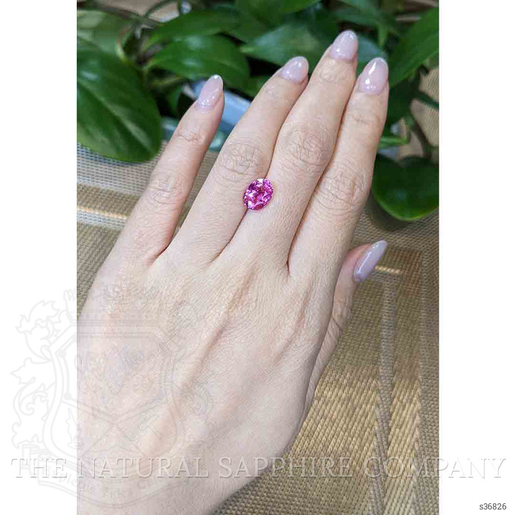 3.01 Ct. Pink Sapphire from Ceylon (Sri Lanka)