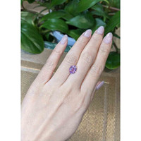 3.09 Ct. Purple Sapphire from Ceylon (Sri Lanka) Life Style