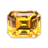 3.12 Ct. Orangish Yellow Sapphire from Ceylon (Sri Lanka) Video