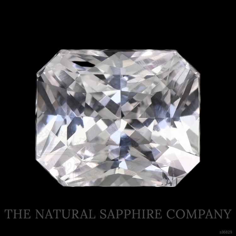 4.06 Ct. White Sapphire from Ceylon (Sri Lanka)