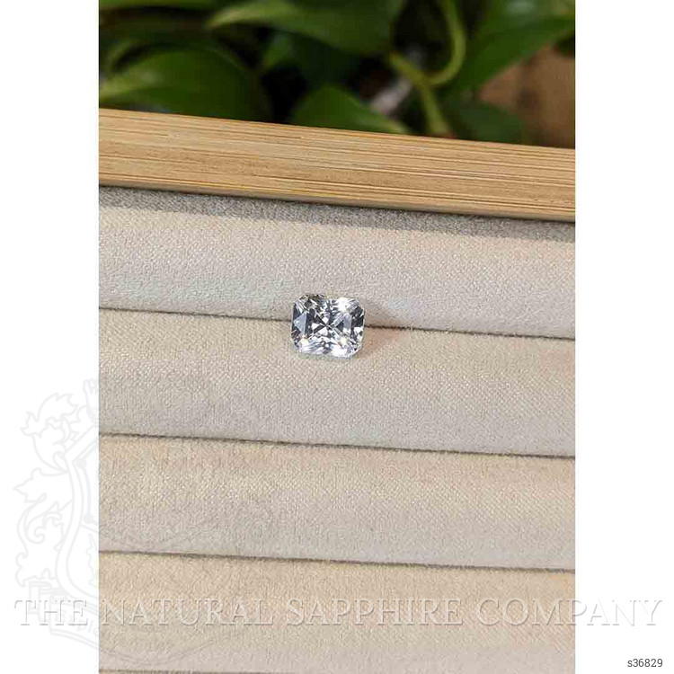 4.06 Ct. White Sapphire from Ceylon (Sri Lanka)