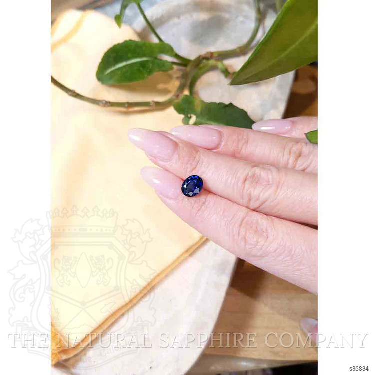 2.52 Ct. Blue Sapphire from Ceylon (Sri Lanka)