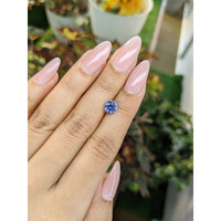 1.48 Ct. Blue Sapphire from Ceylon (Sri Lanka) Life Style