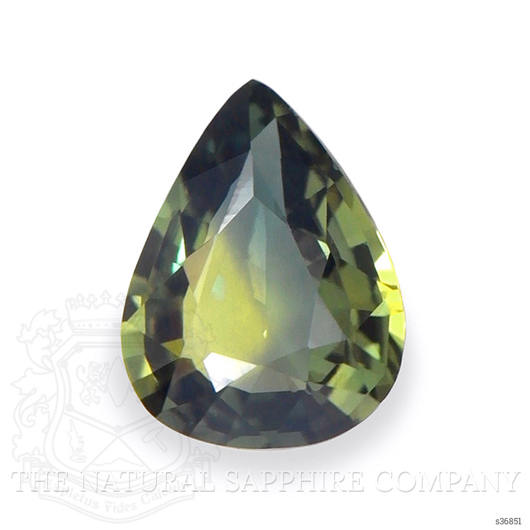 0.60 Ct. Yellowish Green Sapphire from Madagascar