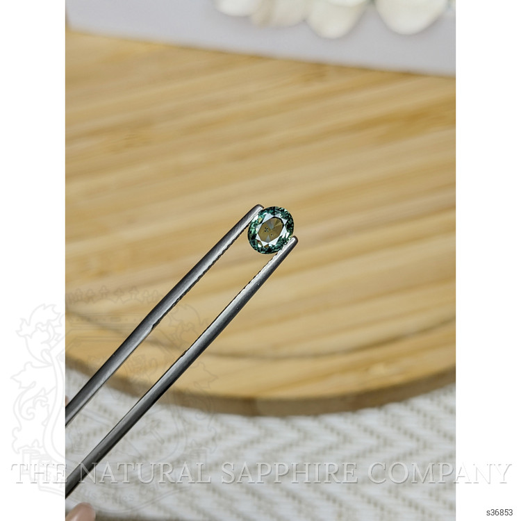 0.71 Ct. Green Sapphire from Madagascar