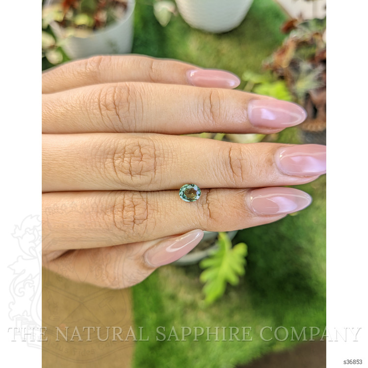 0.71 Ct. Green Sapphire from Madagascar