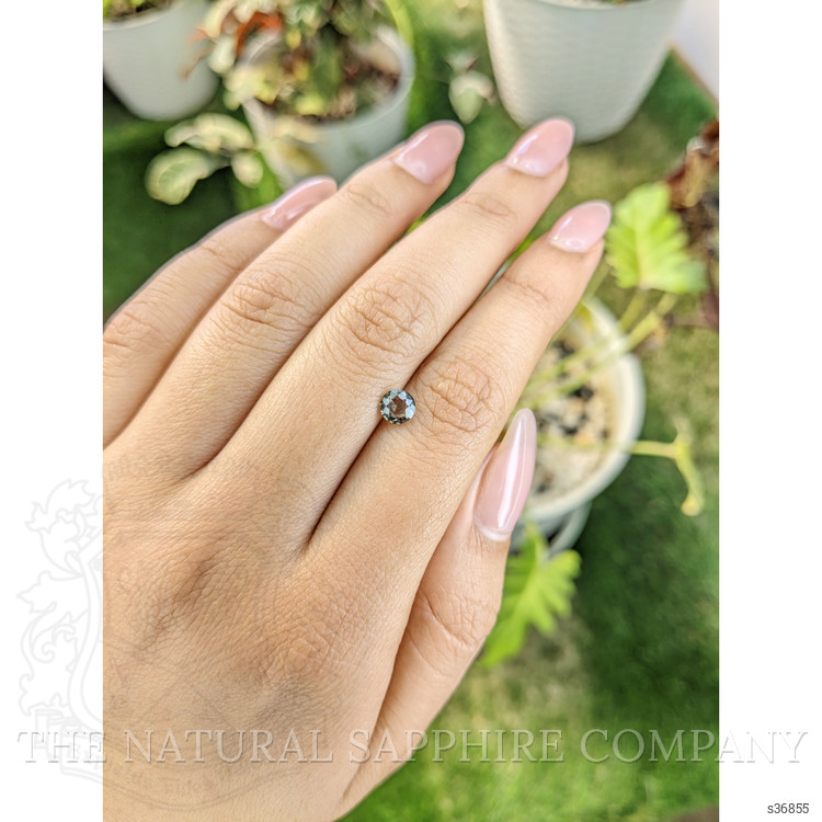 0.73 Ct. Brownish Green Sapphire from Madagascar