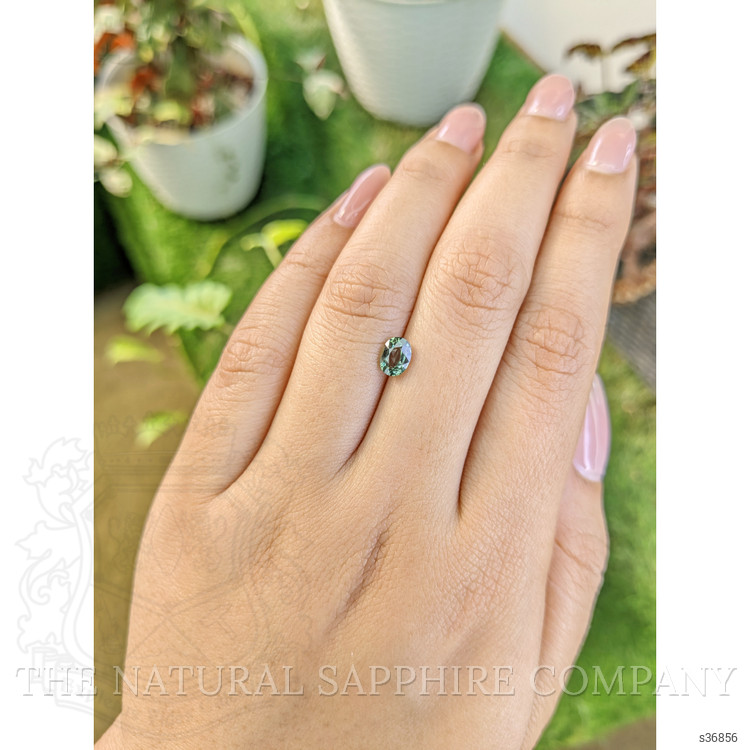 0.82 Ct. Green Sapphire from Madagascar