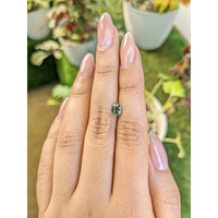 0.82 Ct. Green Sapphire from Madagascar Life Style