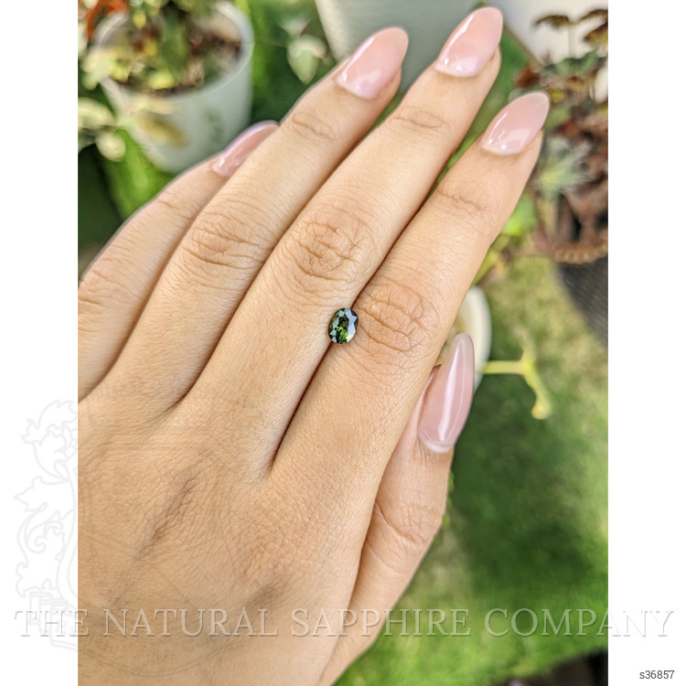 0.65 Ct. Yellowish Green Sapphire from Madagascar