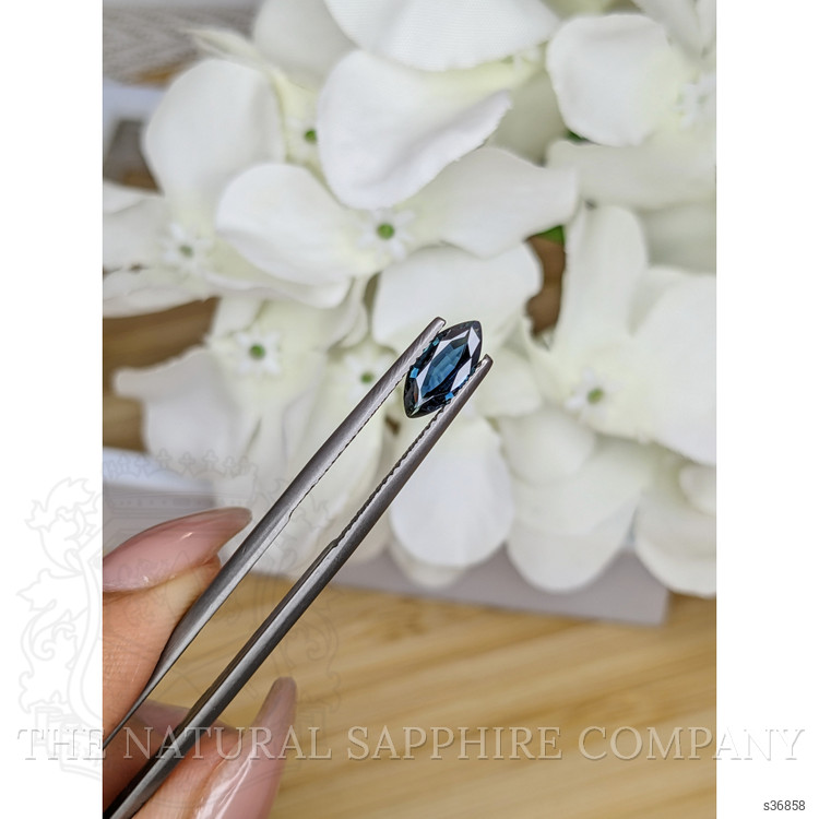 0.85 Ct. Greenish Blue Sapphire from Madagascar