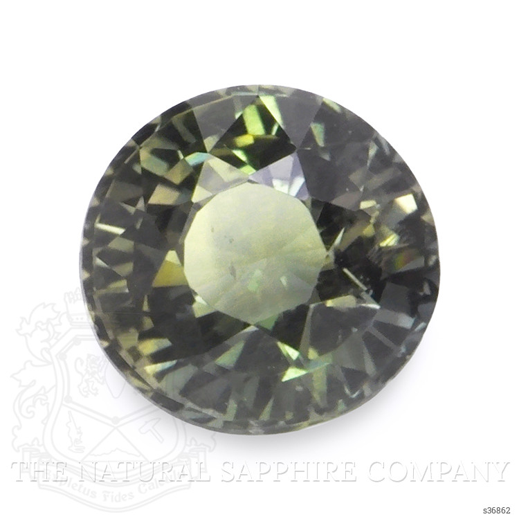 0.61 Ct. Brownish Green Sapphire from Madagascar