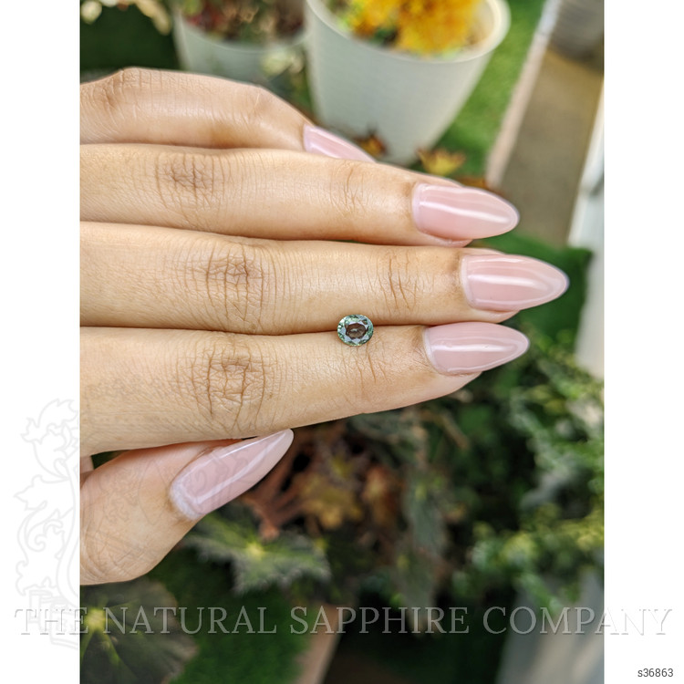 0.77 Ct. Green Sapphire from Madagascar