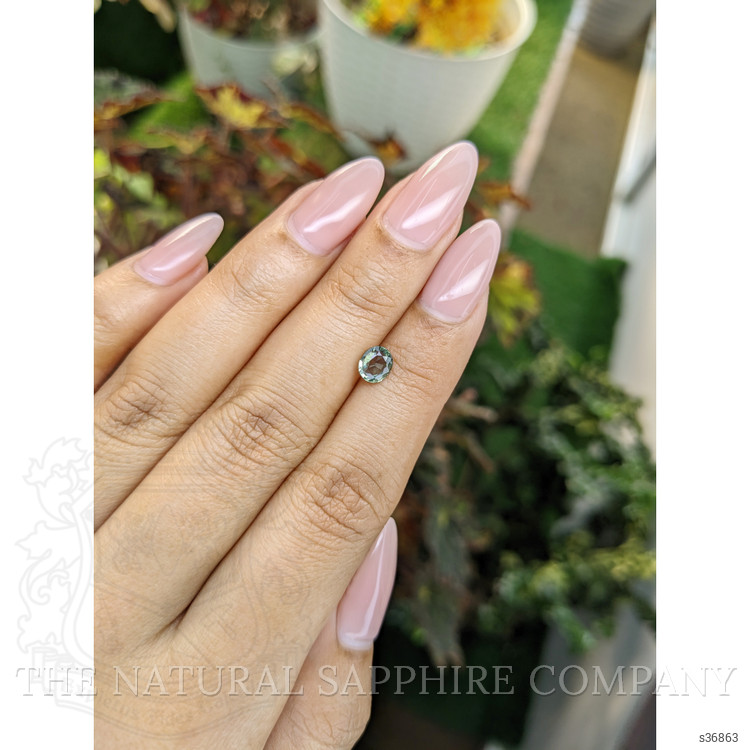 0.77 Ct. Green Sapphire from Madagascar