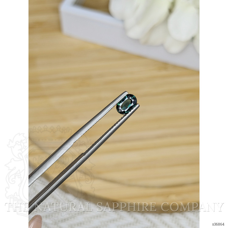 0.62 Ct. Green Sapphire from Madagascar